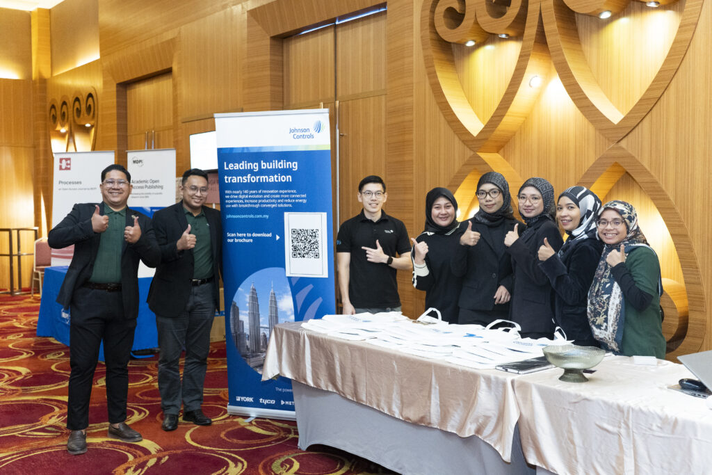 Sponsor booth from Johnson Controls