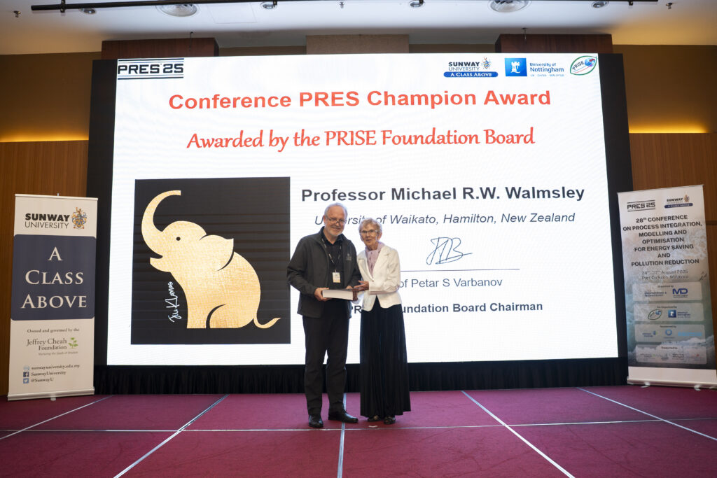 Prof Walmsley PRES'25 Conference Champion Award