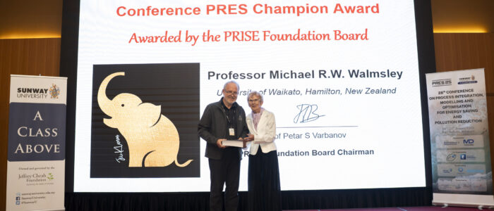 Prof Walmsley PRES'25 Conference Champion Award