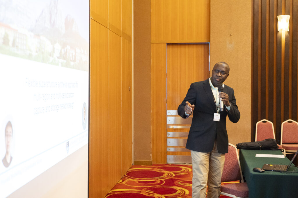Prof Niyi Isafiade presenting