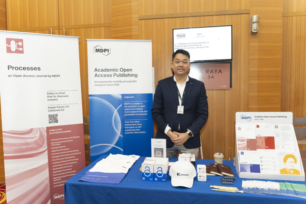 Sponsor booth from Processes, MDPI