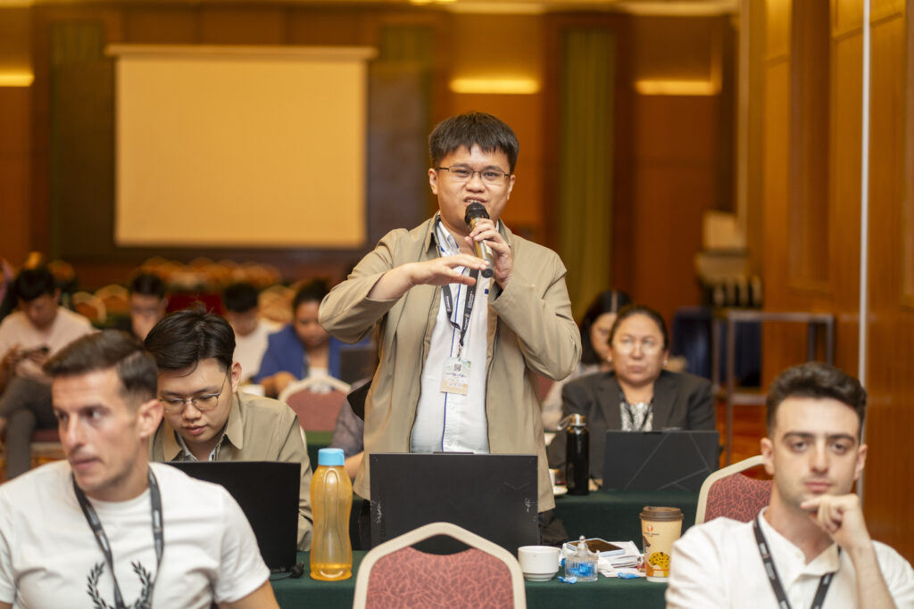 Prof Bing Shen How in discussion